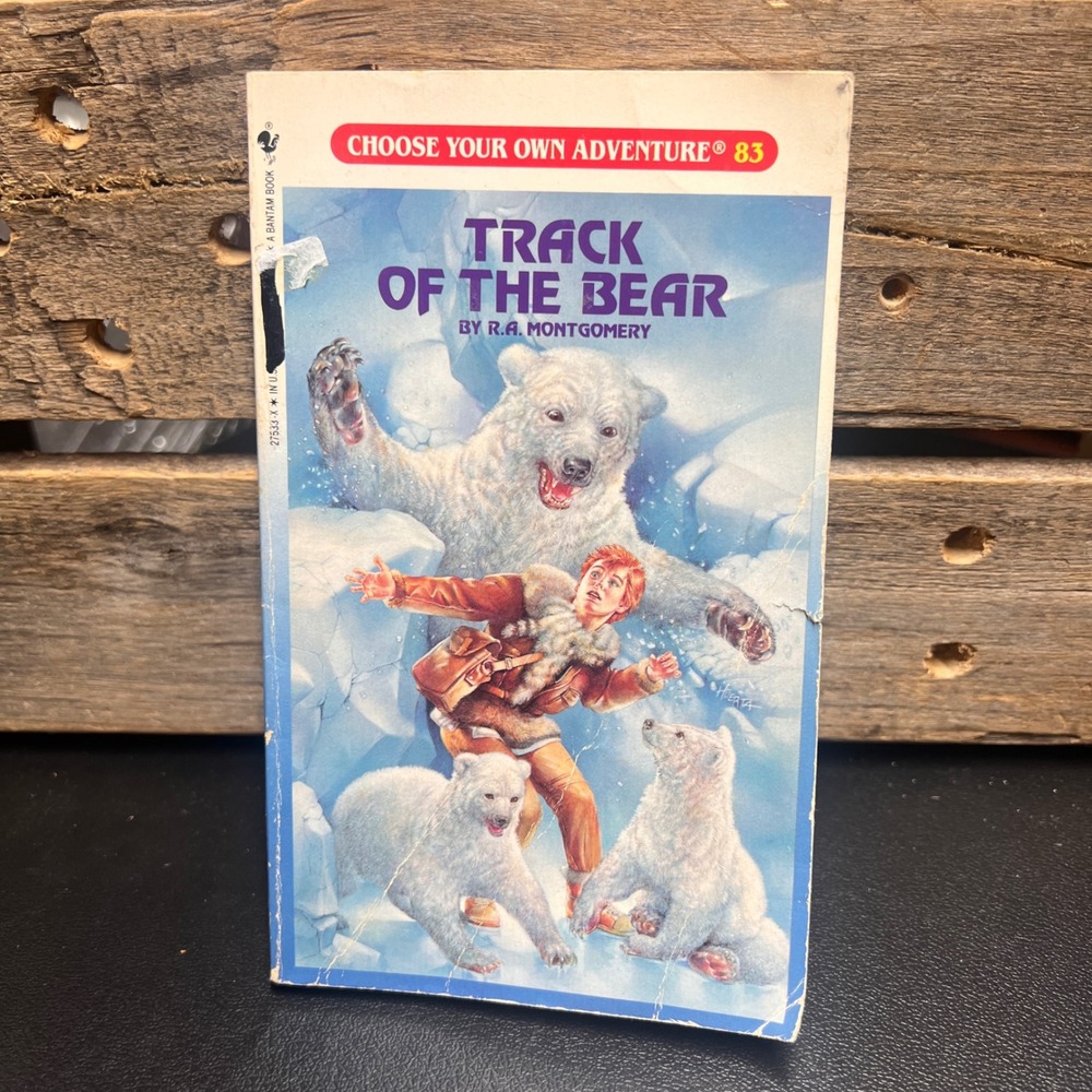 Track of the Bear Choose Your Own Adventure 83 RA Montgomery 1988 Paperback